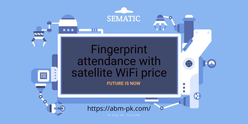 Fingerprint attendance with satellite wifi