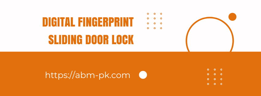Digital fingerprint sliding Door Lock