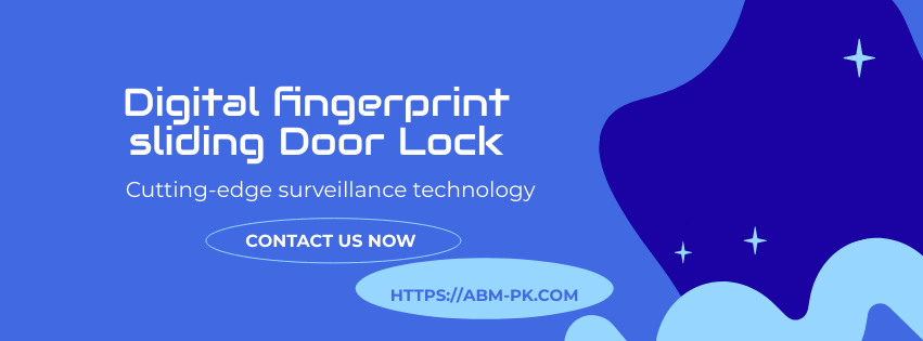 Digital fingerprint sliding Door Lock
