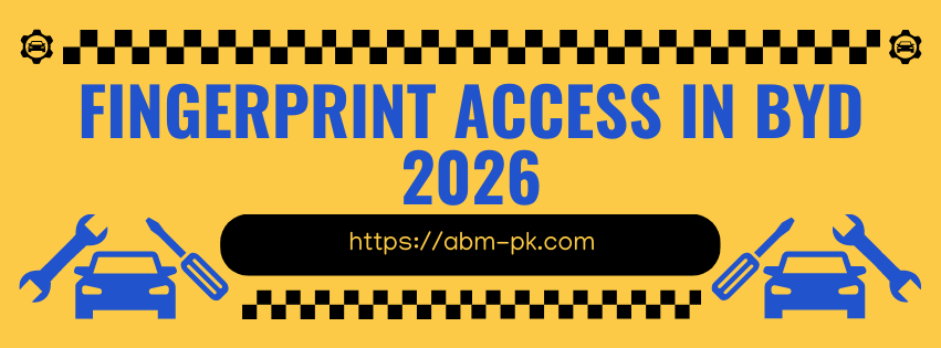 fingerprint access in BYD 2026