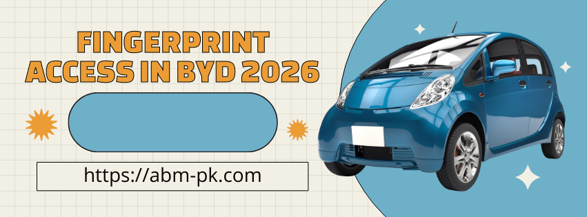 fingerprint access in BYD 2026