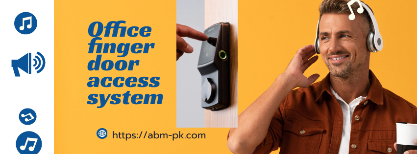 Office finger door access system 