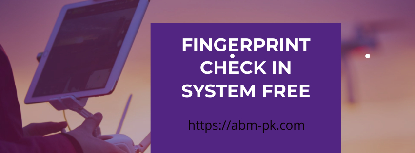 fingerprint check in system free 