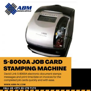 S-8000A JOB CARD STAMPING MACHINE