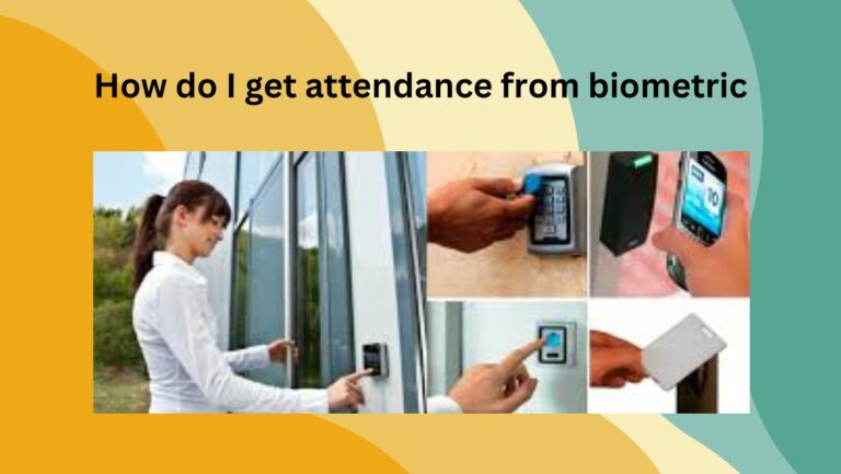 How do I get attendance from biometric