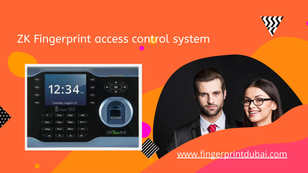 ZK Fingerprint Access Control System Dubai