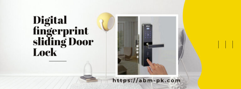 Digital fingerprint sliding Door Lock